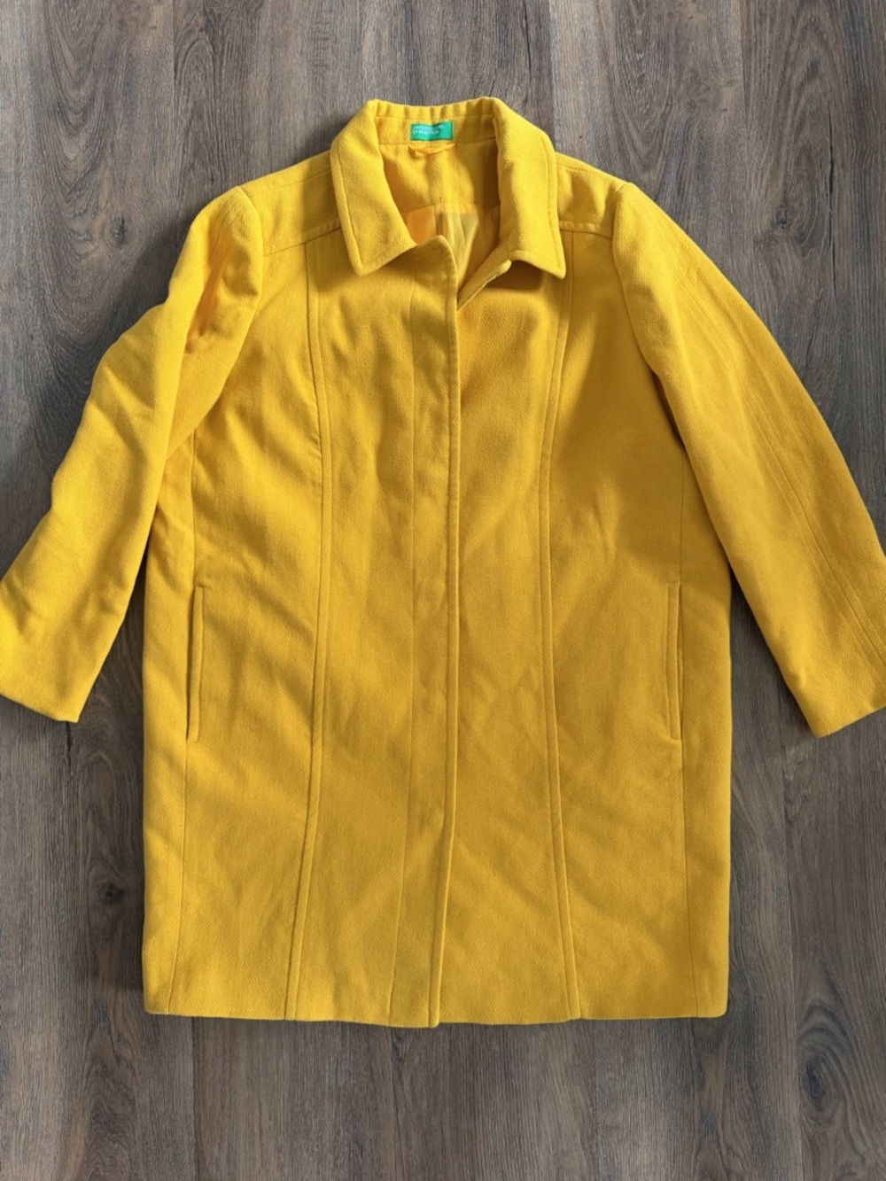 United Colors Of Benetton Snap Front Pea Coat Size 10